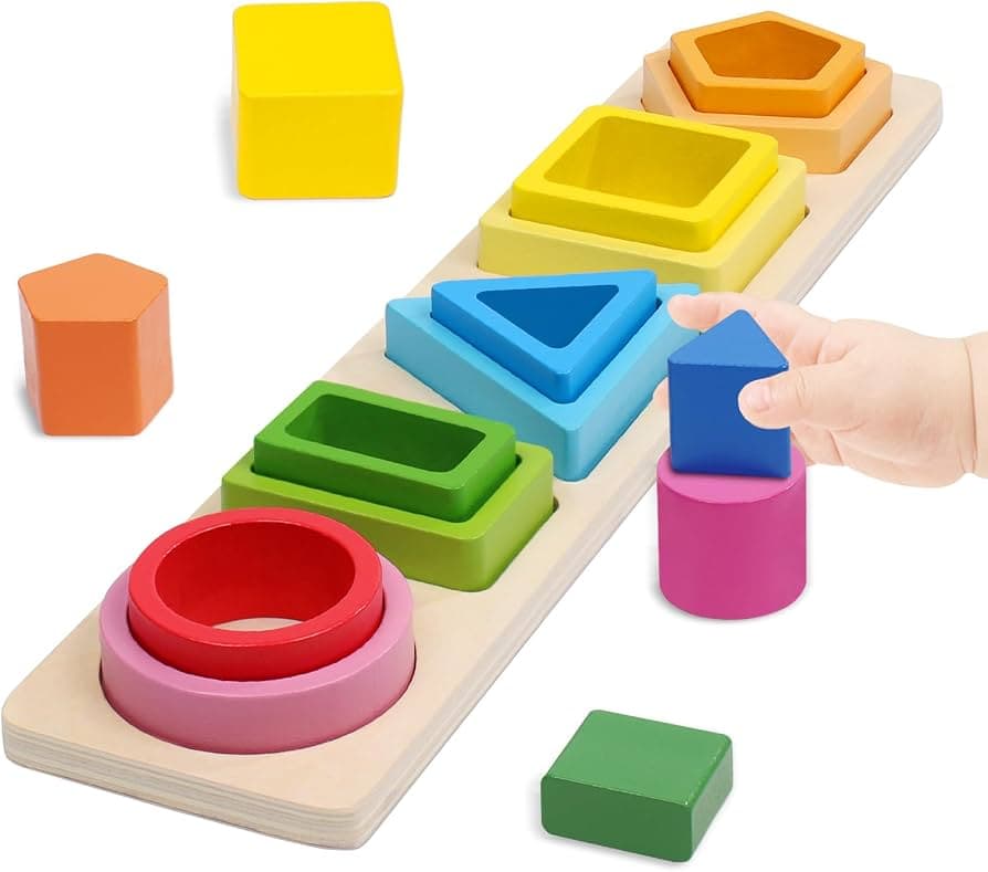Montessori Toy from 1 2 Years, Wooden Toy, Motor Skills Toy