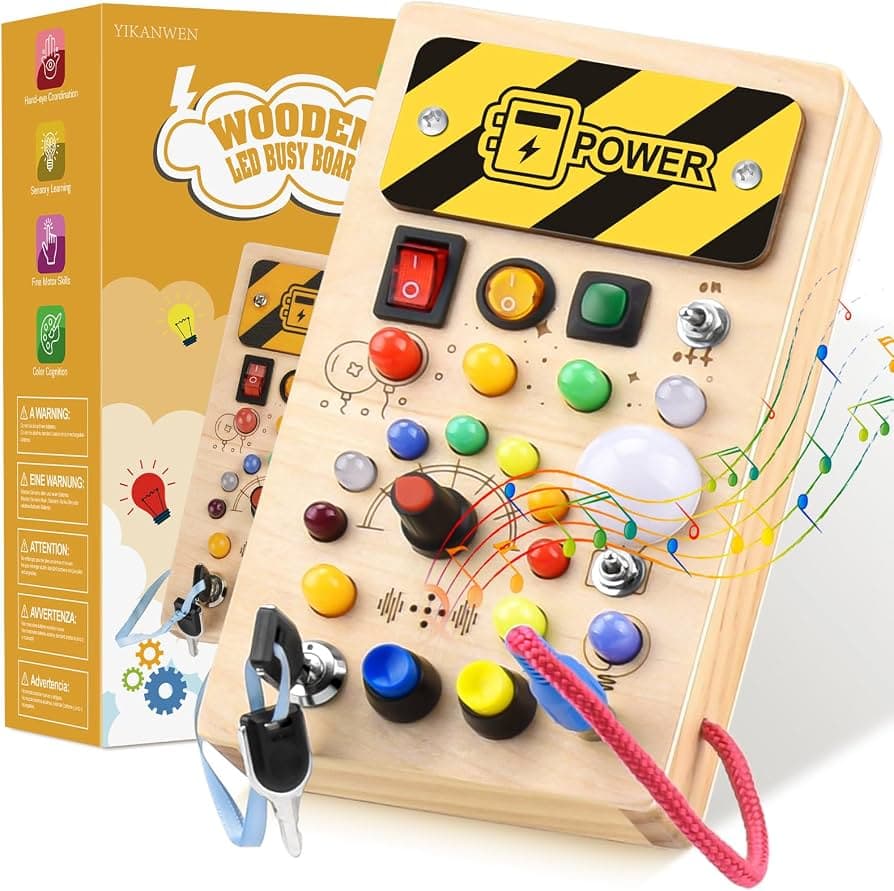 Toddler Montessori Learning Busy Board