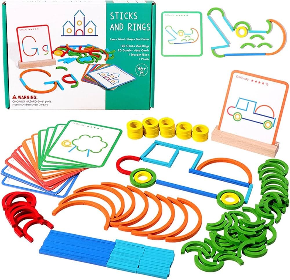 QYDKWK Montessori Toys for Children from 3 4 5 Years, 120