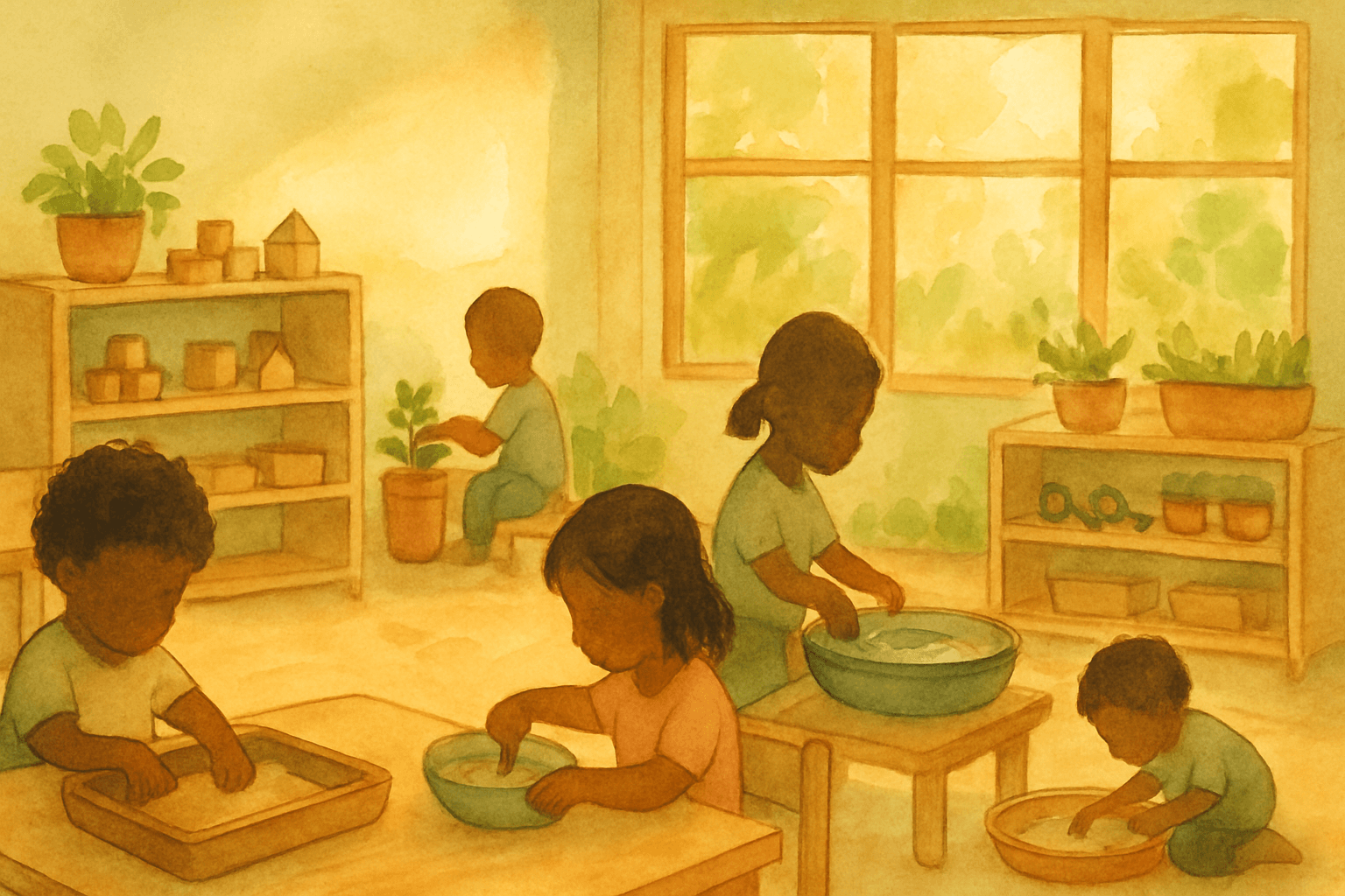 Encouraging open-ended and sensory play for kids
