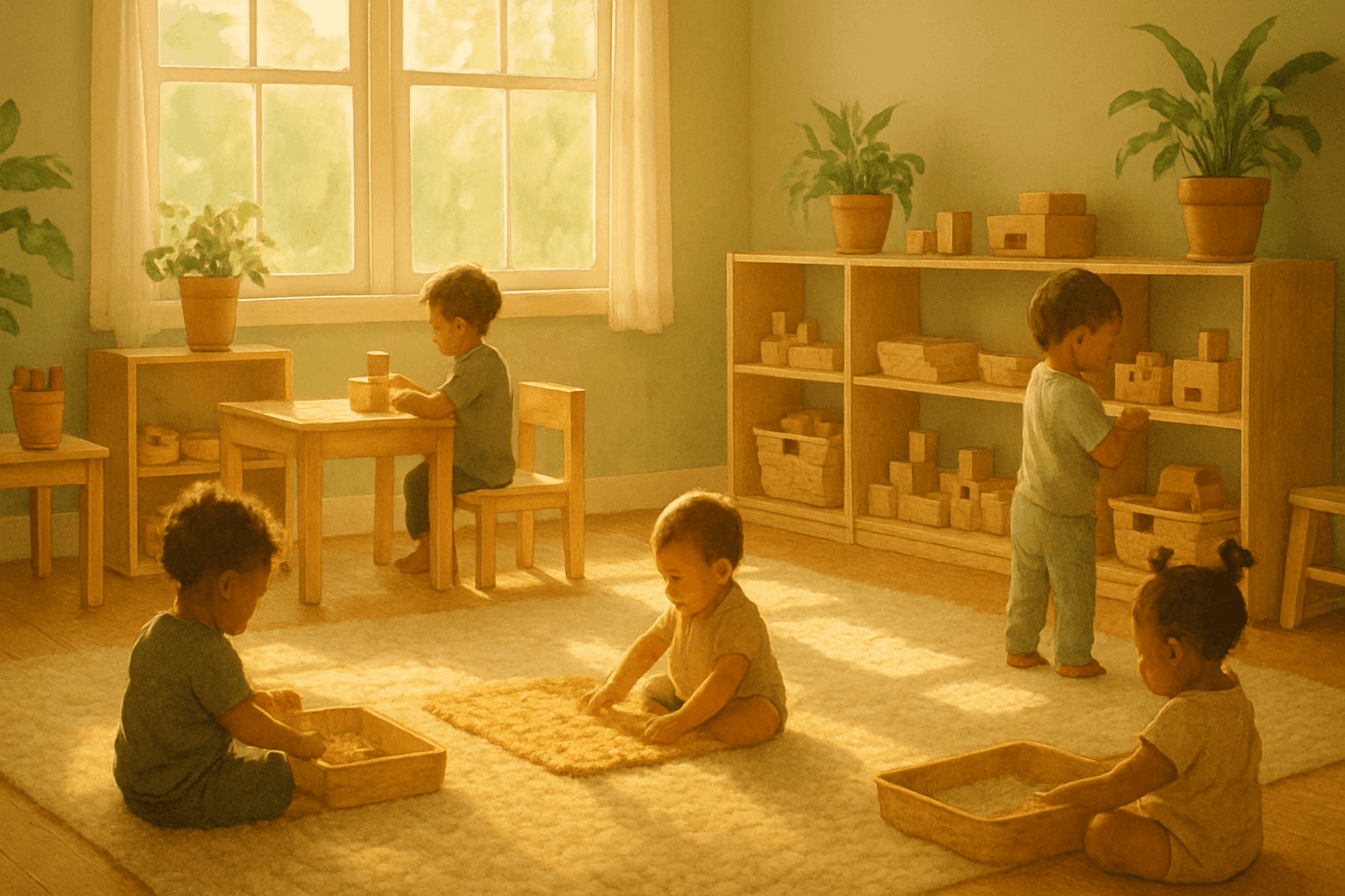 Helping Young Children Cope with Separation Anxiety and Sensory Activities