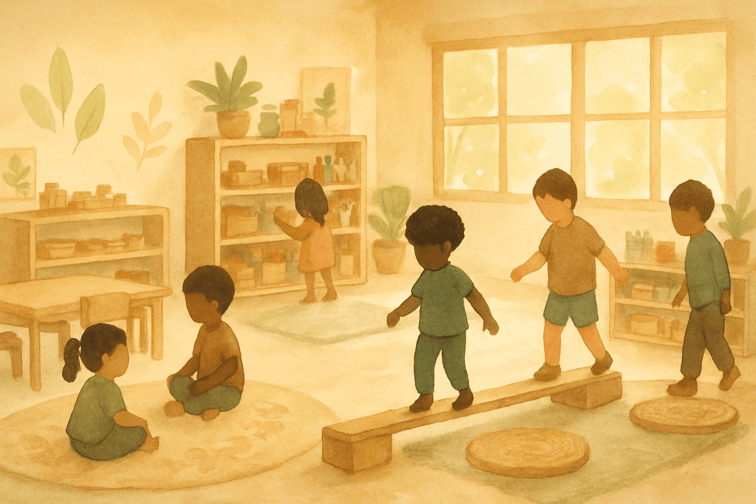 Outdoor play ideas for enhancing balance and sensory skills